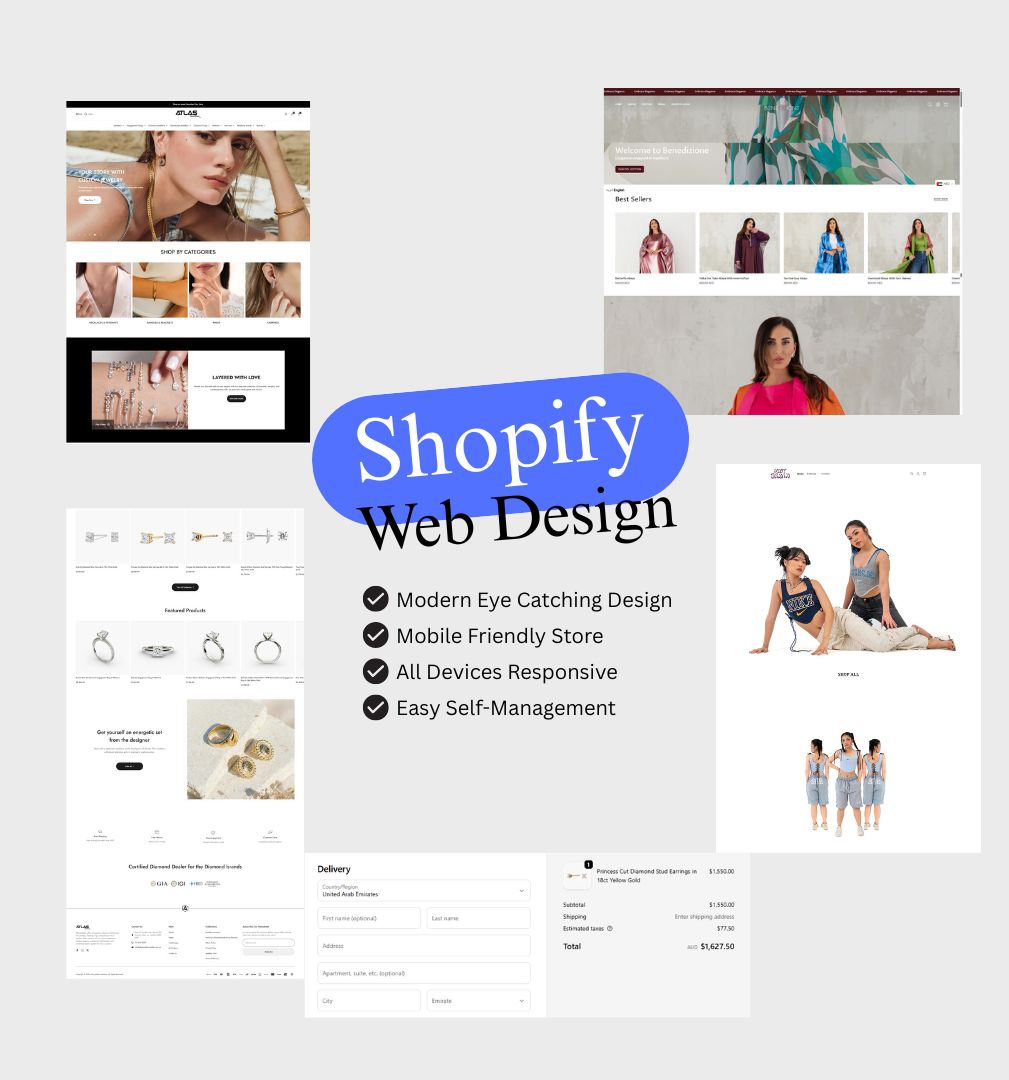 Shopify Website Design Dubai, UAE
